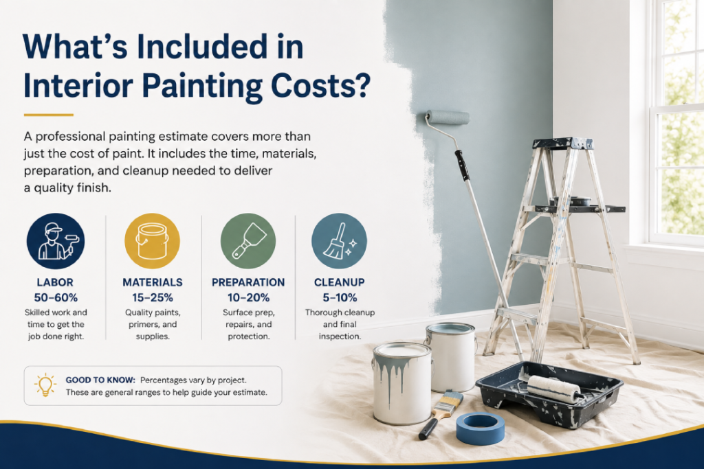 House interior painting cost